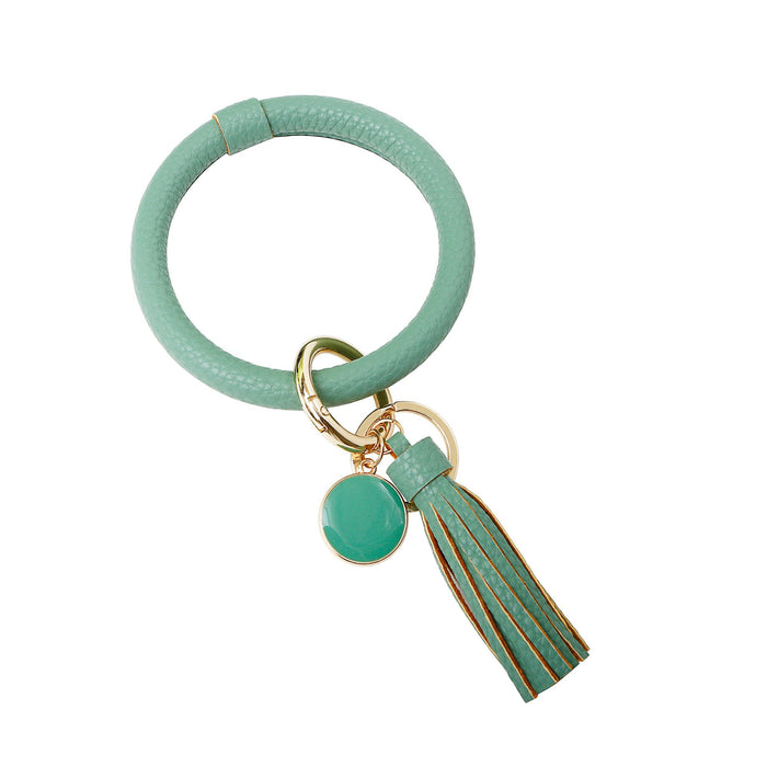 New Bracelet Key Chain Pu Tassel Bracelet Pendant