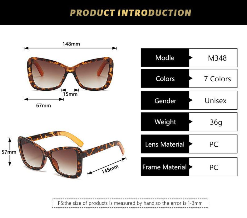 Cat's Eye Sunglasses contrast colour trend Sunglasses