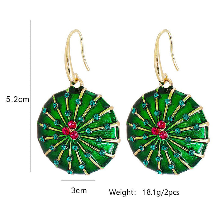 New Oil Dripping Fashion Simple Female Earrings Accessories