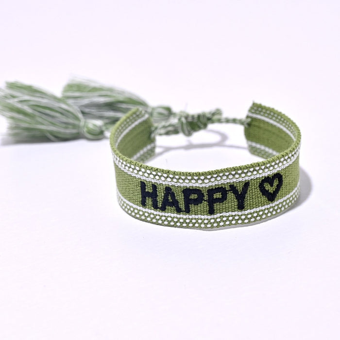 Bohemian Handmade Embroidery LOVE Letter Bracelet