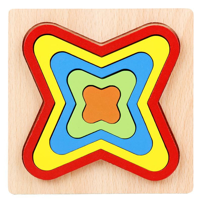 Children's Three-dimensional Puzzle Wooden Toy