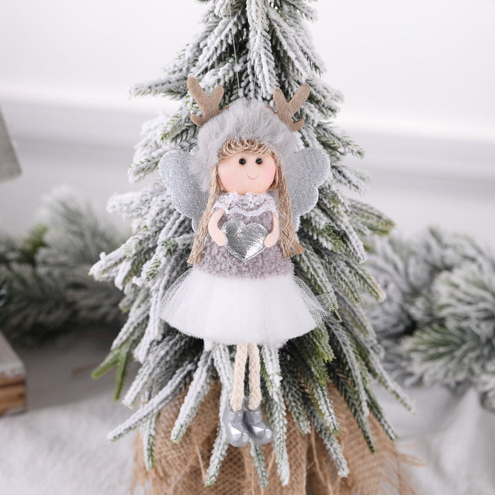 Christmas Decorations Angel Girl Ornaments Children Doll Gift