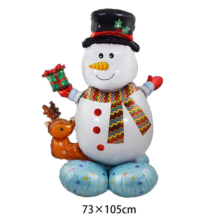 Christmas Foil Santa Claus Snowman Elk Balloons