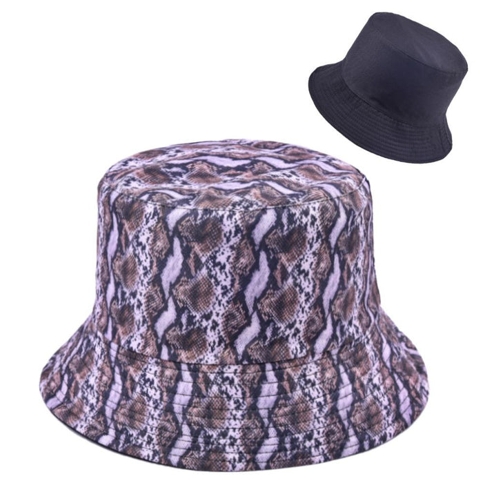 Multi-style Printed Fisherman Hat Outdoor Sun Hat Double-sided