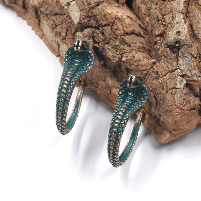 2022 Exaggerated Personality Punk Snake Earrings Jewelry