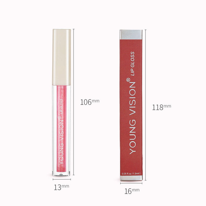 6-colour velvet lip gloss is not easy to stick to the cup