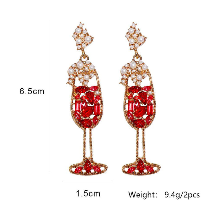 New Female Personalized Fashion Earrings and Pearl Earrings