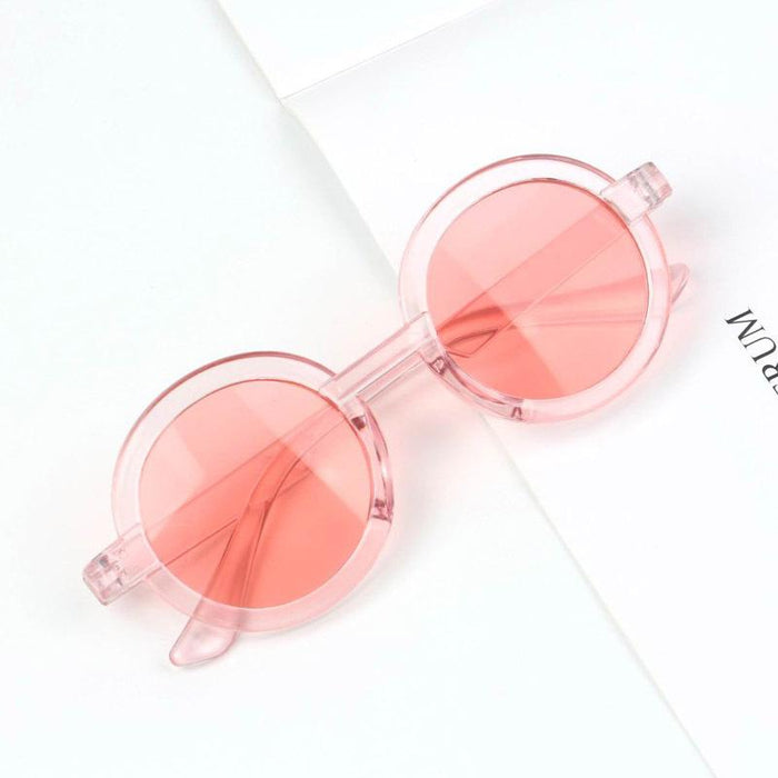 Children's Sunglasses New transparent colour matching glasses