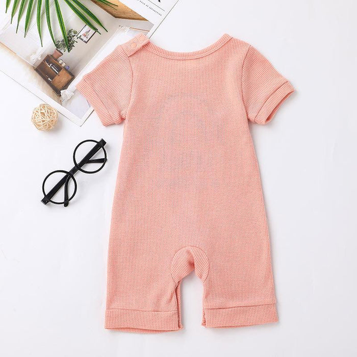 Summer Rainbow Printed Baby Jumpsuit