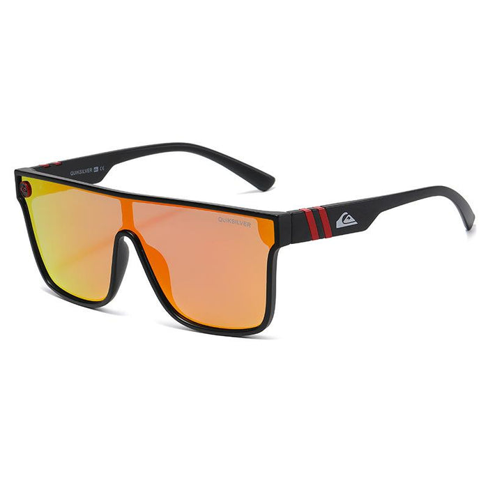 Sunglasses men's one-piece anti ultraviolet glasses