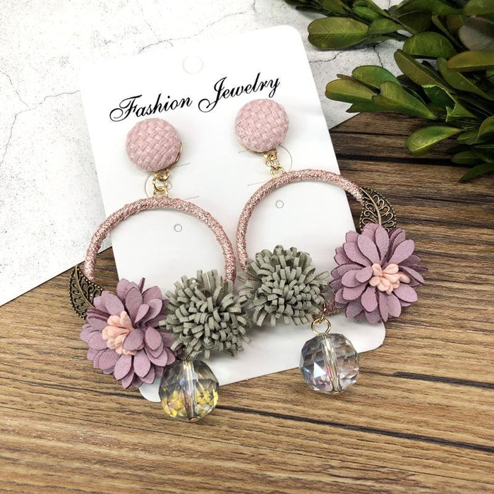 Multi Style Handmade Flower Earrings