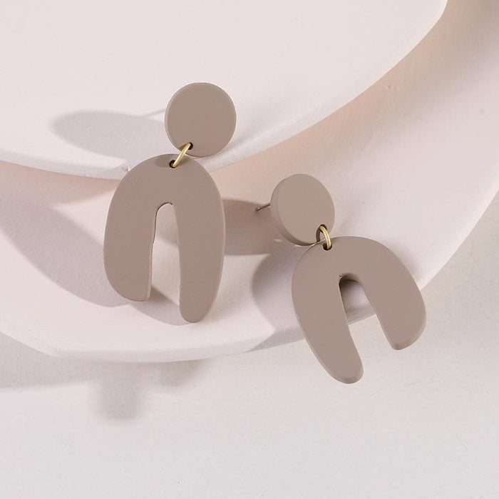 Simple Geometric U-shaped Women's Earrings