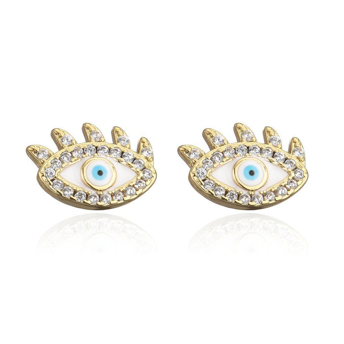 Creative Personality Oil Drop Magic Eye Female Earrings