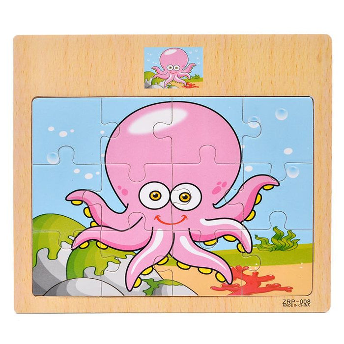 Children's Wooden Jigsaw Puzzle Puzzle Toy