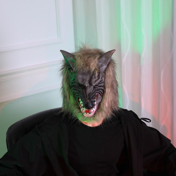 Halloween Masquerade Mask Wolf Head Headgear Costume Props