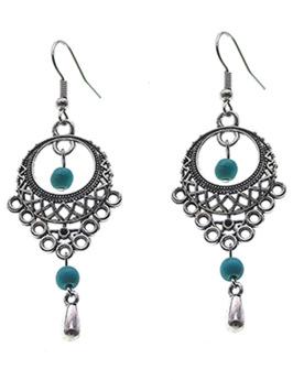 Ethnic Style Female Bohemian Court Style U-shaped Earrings Jewelry