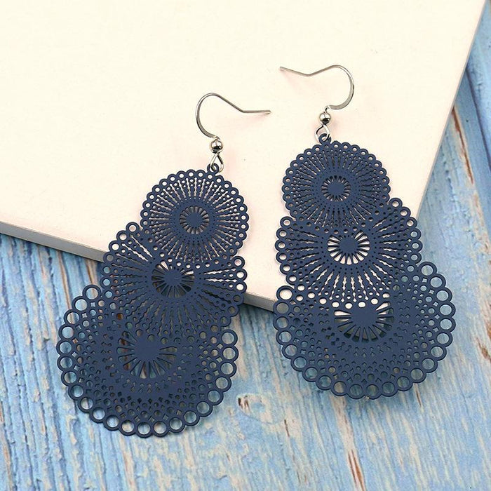 Boho Pattern Fashion colourful Earrings