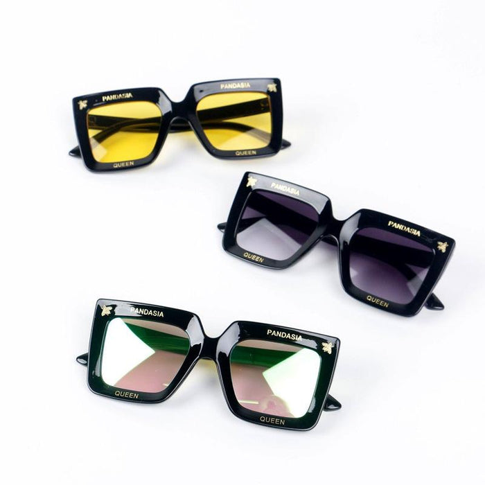 Children's Sunglasses personality box colourful reflection