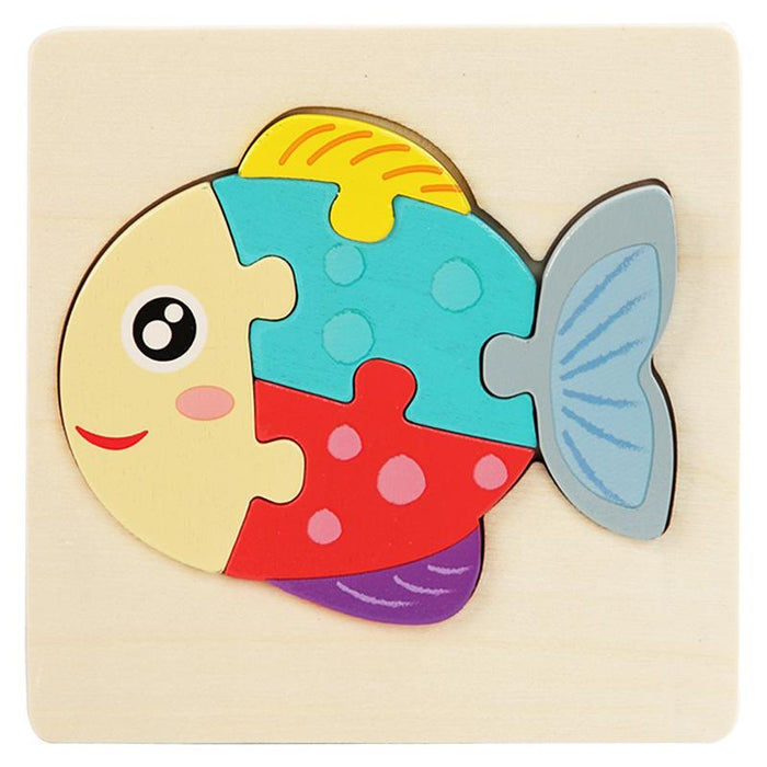 Children's Cartoon Wooden Puzzle Toy