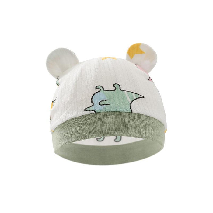 Binaural Printed Hat For Newborn Baby