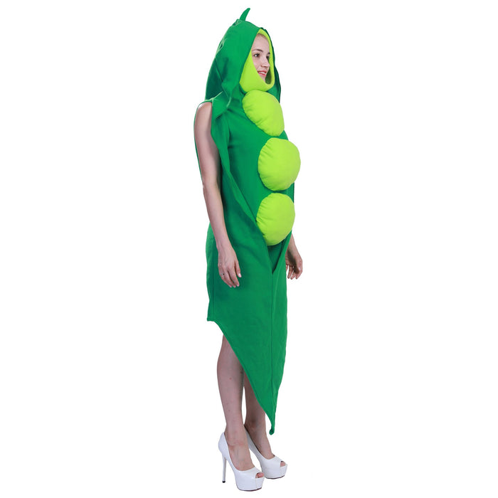 Food Peas Play Costume Halloween Party Cosplay Jumpsuit