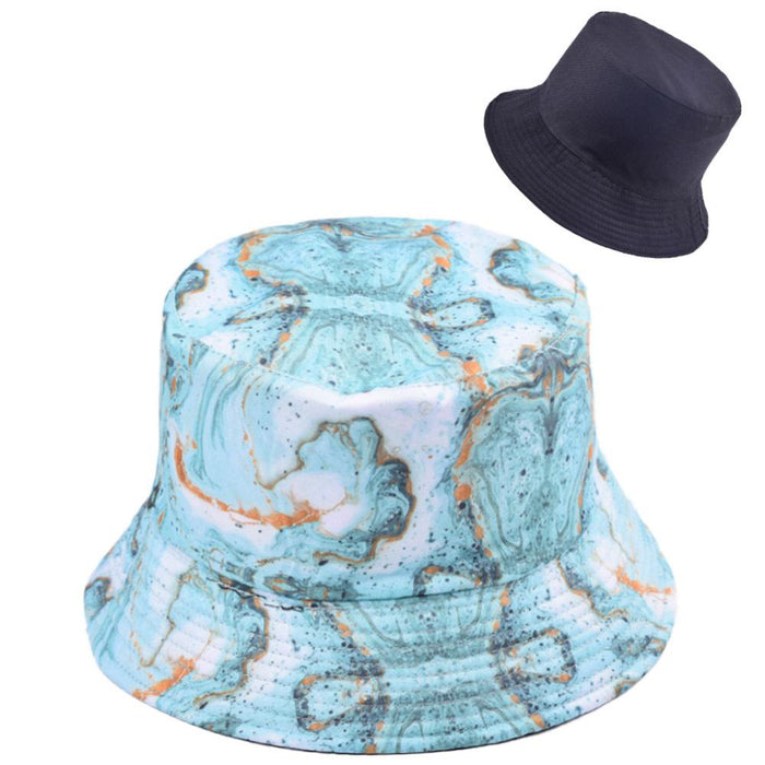 Multi-style Printed Fisherman Hat Outdoor Sun Hat Double-sided