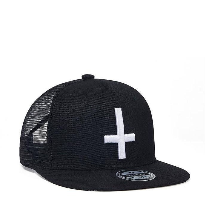 New Street Versatile Cross Embroidered Baseball Cap