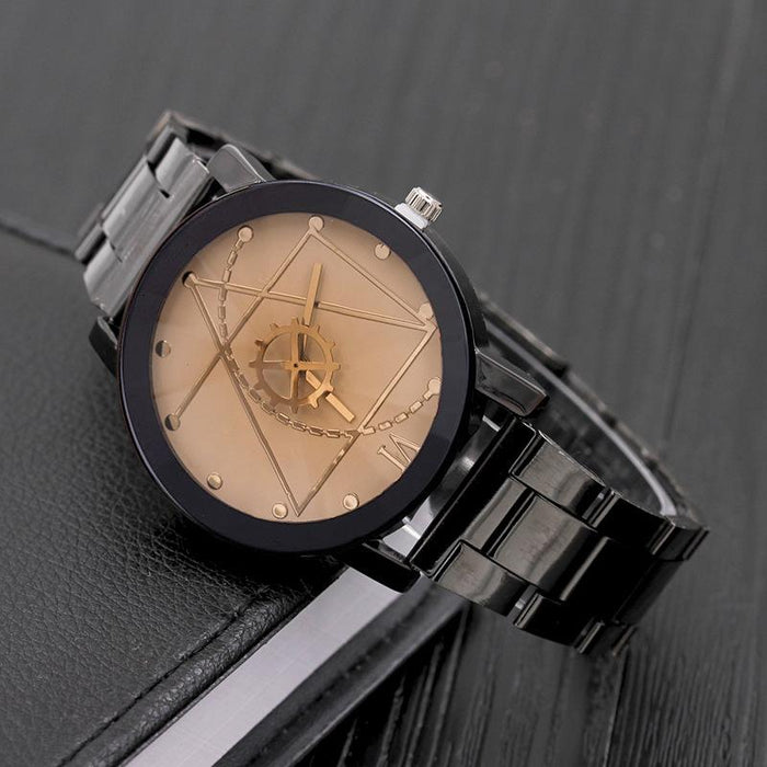 Fashion Stainless Steel Watch for Man Quartz Wrist Watch