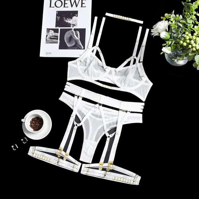 Women's Fashion Underwear Sexy Mesh Lingerie Set