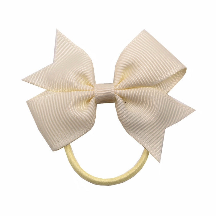 2PCS Children's jewelry bow elastic band