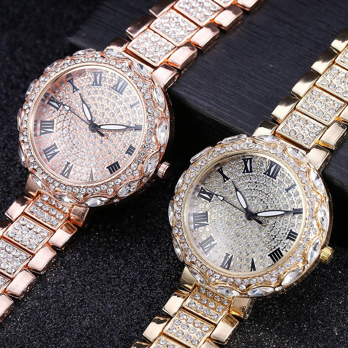 New Stainless Steel Women Wristwatch Quartz Fashion Casual Clock LLZ20814