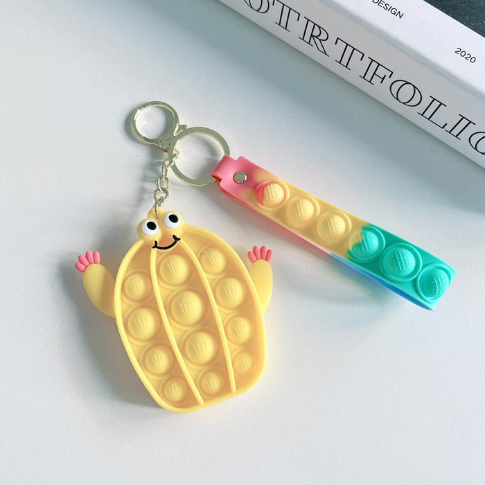 Bag decoration decompression toy key chain