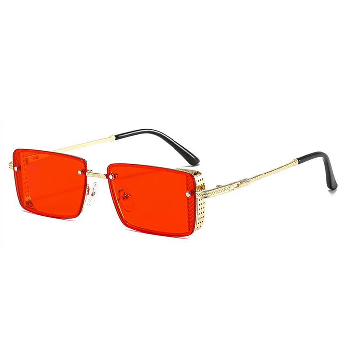 Metal small square Sunglasses