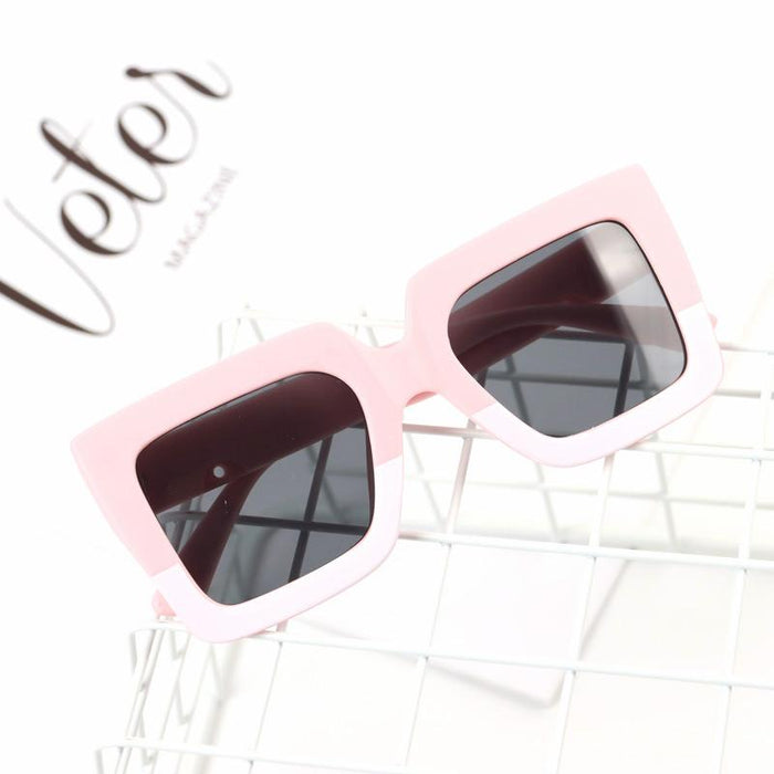 Children's Sunglasses colour matching wide edge frame