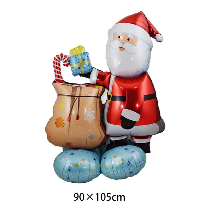 Christmas Foil Santa Claus Snowman Elk Balloons