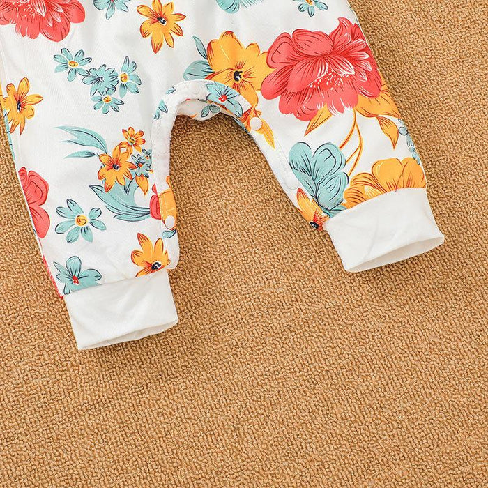 Newborn Baby Floral Jumpsuit