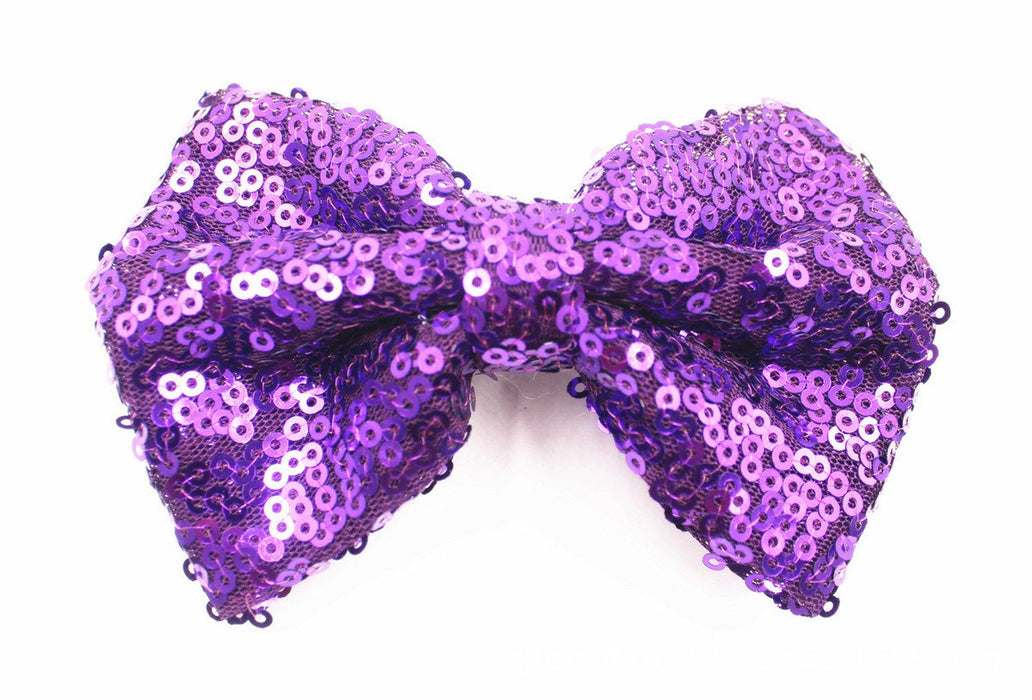 Sequin Bow Hair Clip