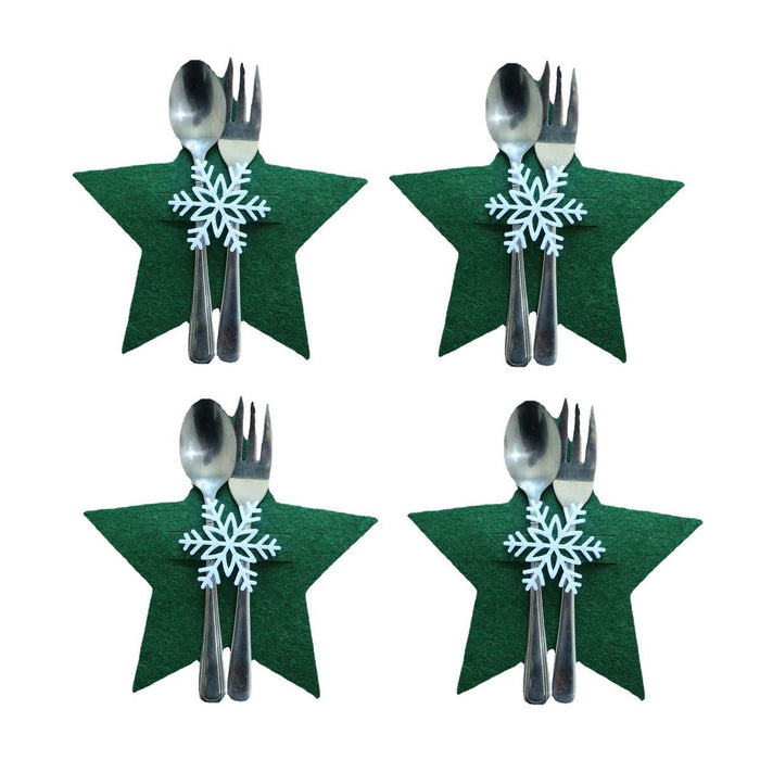 4PCS 44 Styles Christmas Knife and Fork Holder