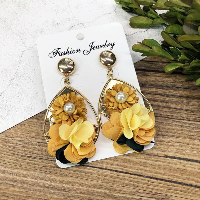 Multi Style Handmade Flower Earrings