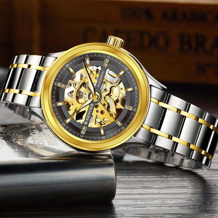 Automatic Mechanical Watches Business Men's Luxury Wristwatch Metal