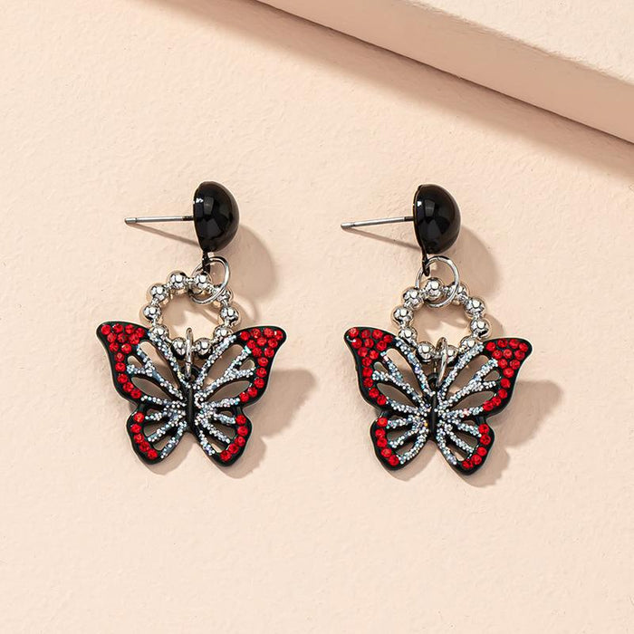 New Fashion Retro Women Butterfly Earrings