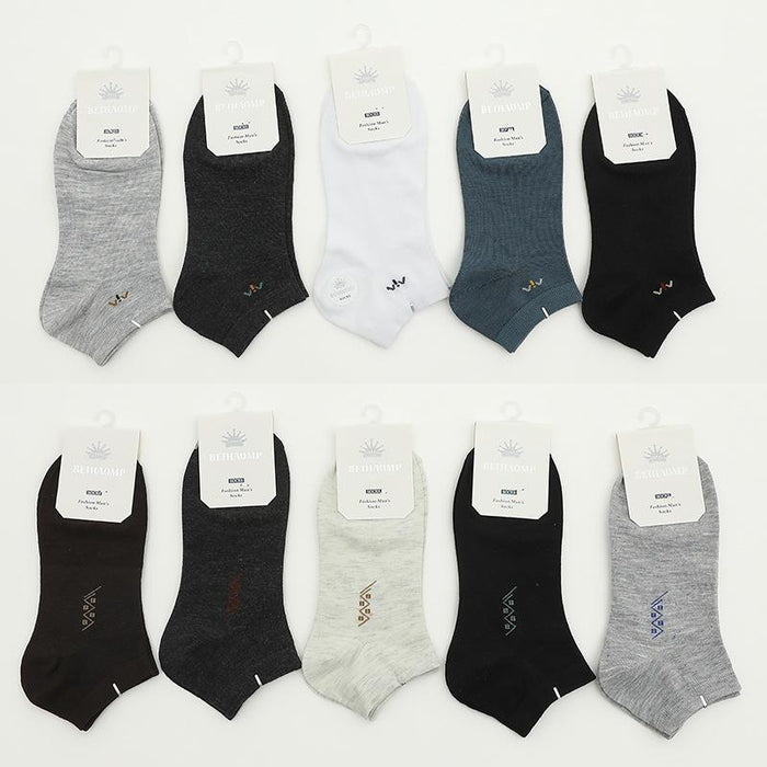 New Men's and Women's Low-top Socks Cotton Boat Socks