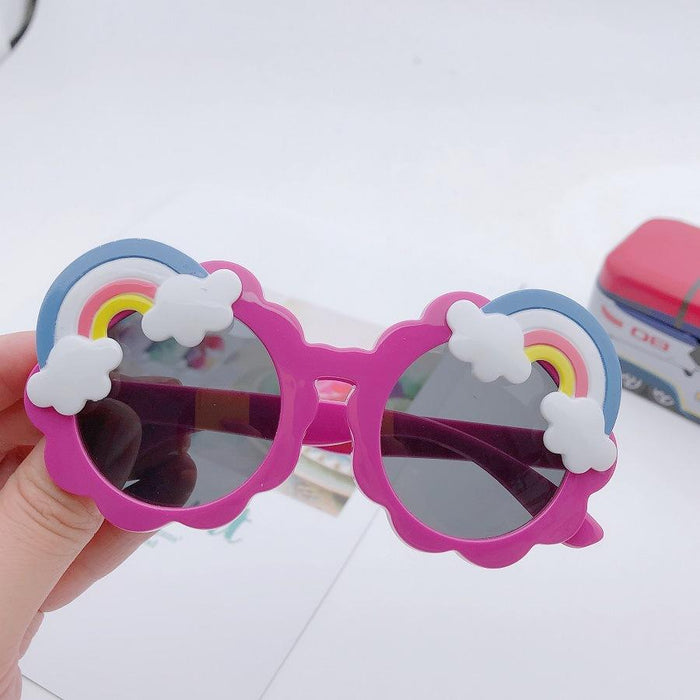 Children's glasses rainbow cartoon Sunglasses