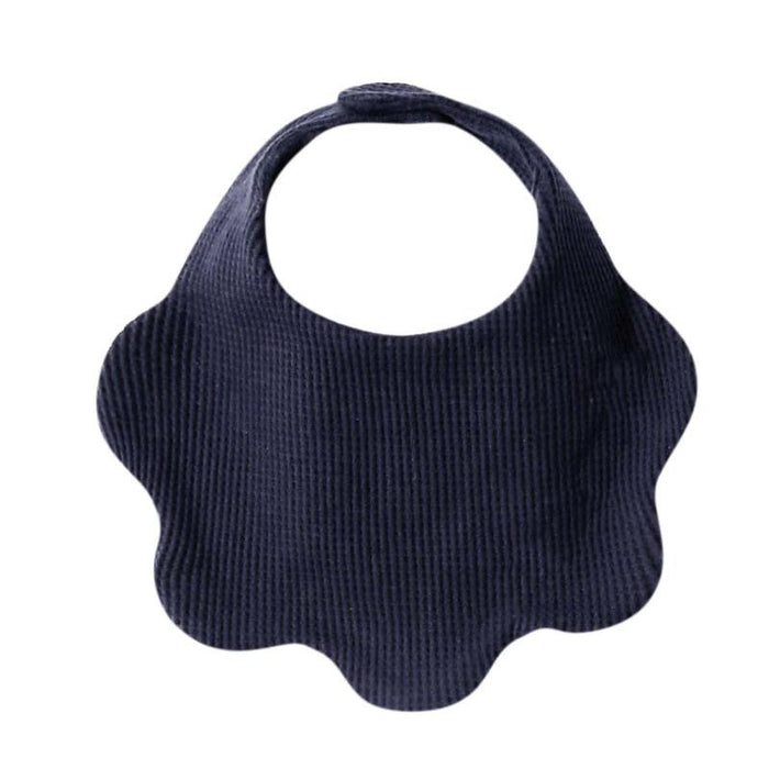 Cotton Waffle Towel Baby Petal Shaped Bib