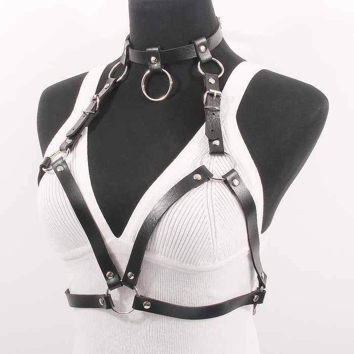 Women Sexy PU Body Chain