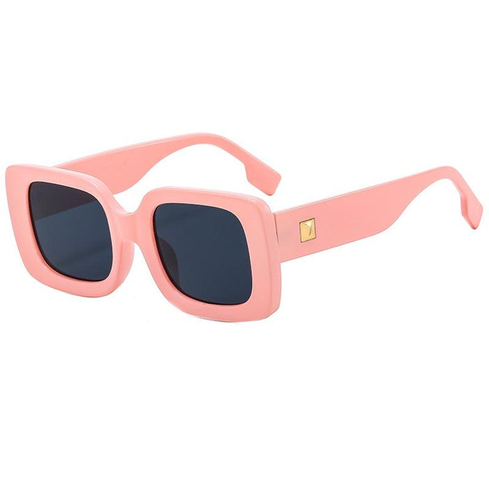 Box men's and women's color matching Sunglasses