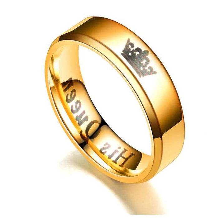 Stainless steel couple ring