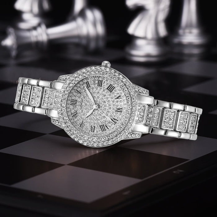 Women Ladies Wrist Watches Luxury Brand Rhinestone Bracelet Watches Female