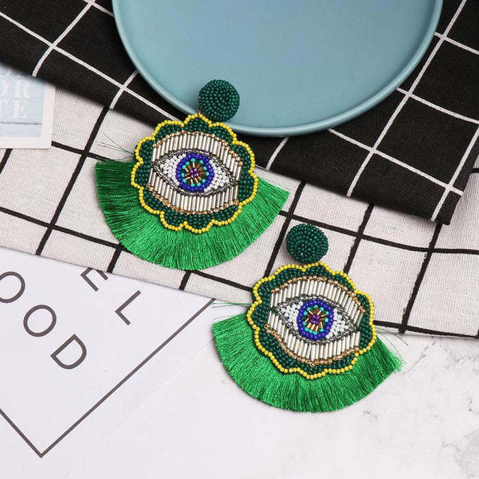 Handmade Ethnic Women's Jewelry Tassel Earrings