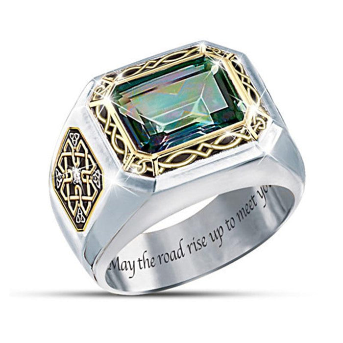 Celtic Knot Engraved Men's Ring